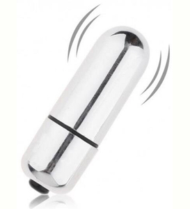 Srebrny mini wibrator dla poczatkujących