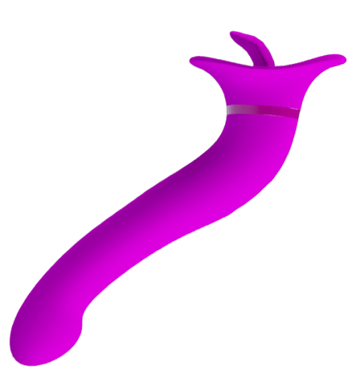 Wibrator z języczkiem - Pretty love