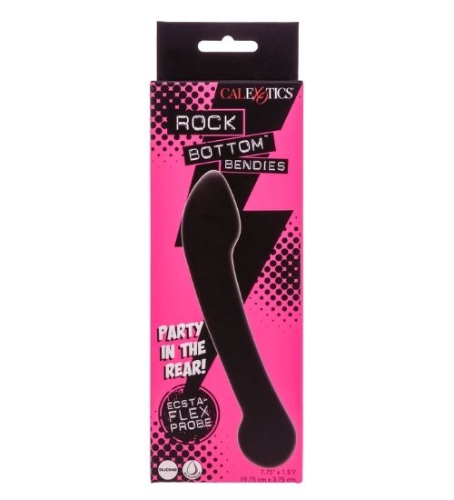 Czarne dwustronne silikonowe dildo