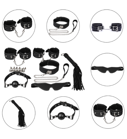 Rozkosz w kłódkach - Luksusowy zestaw BDSM