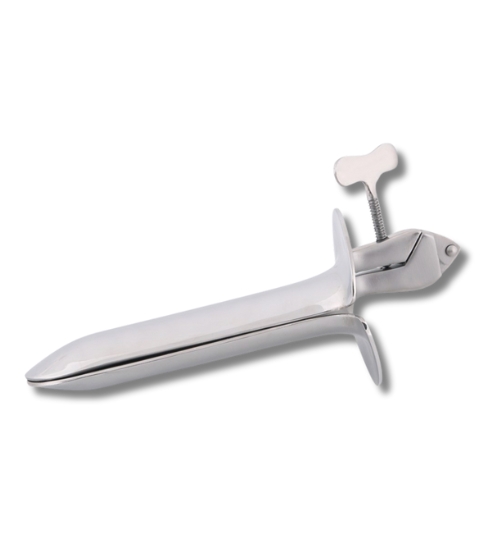 Metalowy wziernik waginalno - analny