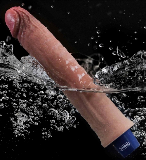 Poręczny realistyczny wibrator 22 cm