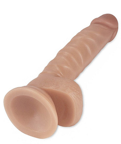 Dildo z przyssawką i wibracjami