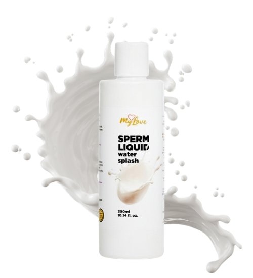 Sztuczna sperma MyLove Sperm w dużej 300 ml buteleczce