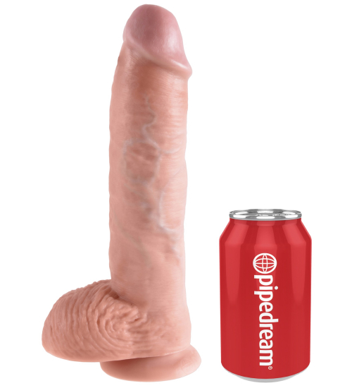 Duże dildo z przyssawką King Cock