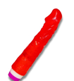 Czerwony wibrator żelowy