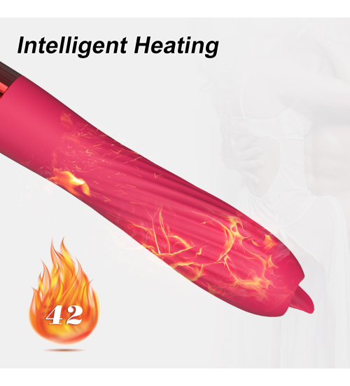 Podgrzewany wibrator z języczkiem