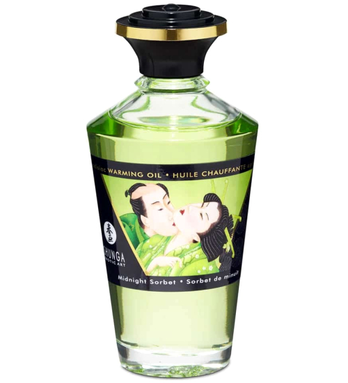 Rozgrzewający, jadalny olejek - Midnight Sorbet