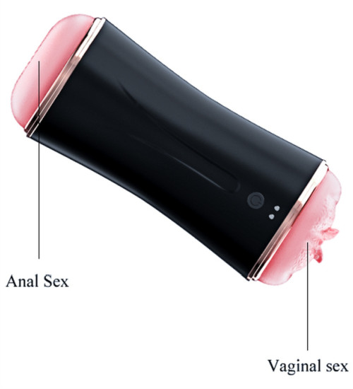 Dwustronny masturbator - 7 funkcji wibracji