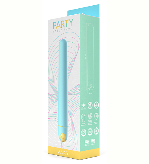 Wodoodporny klasyczny wibrator z ładowaniem USB