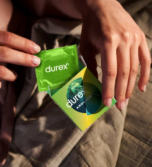 Prążkowane prezerwatywy Durex Arouser 3 szt