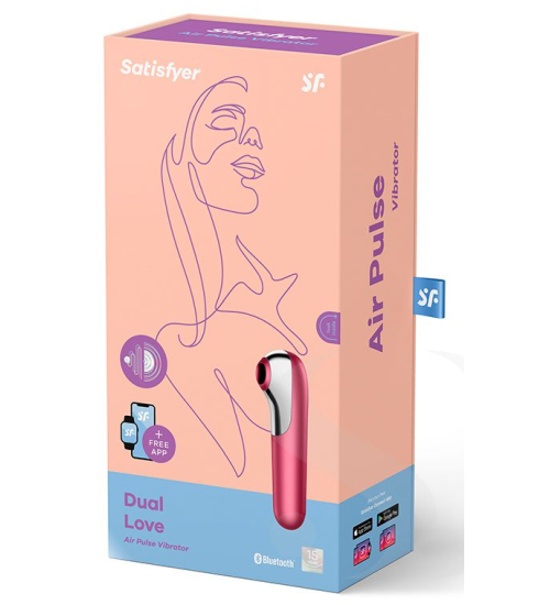 Bezdotykowy stymulator łechtaczki z wibratorem