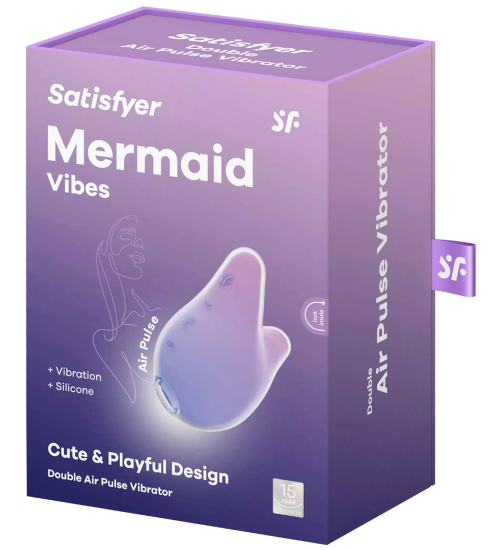 Stymulator Łechtaczki Syrenka - wibracje + fale ciśnienia