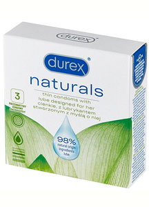 Prezerwatywy Durex Naturals 3 szt