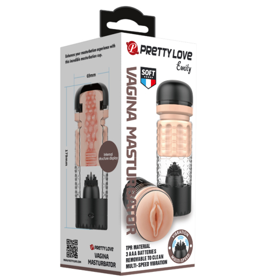 Pochwa z wibracjami - w przezroczystej tubie