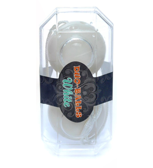 Białe podwójne kulki