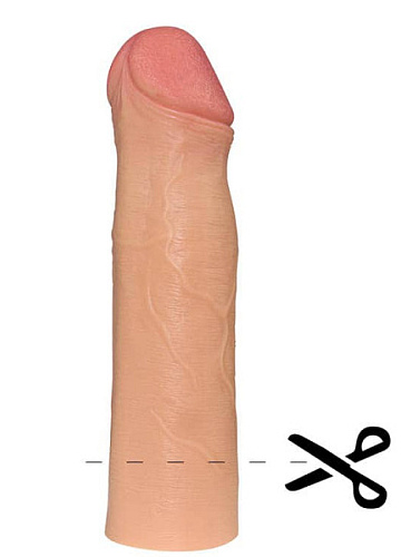 Nowoczesna nakładka wydłużająca penisa