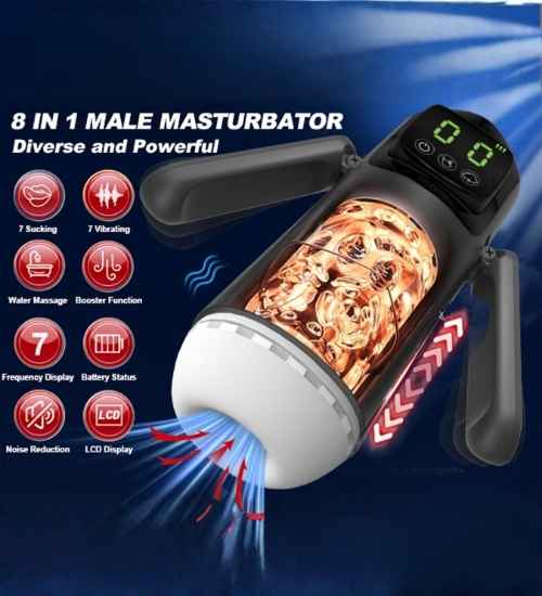 Wibrująco - ssący masturbator inspirowany kultowym robotem