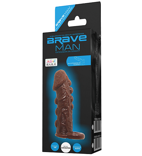 Nakładka na penisa i jądra z wypustkami