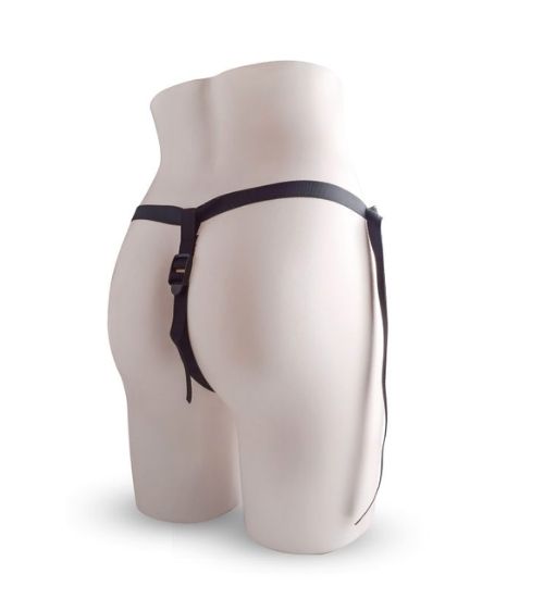 Fioletowy silikonowy strap-on dla niej