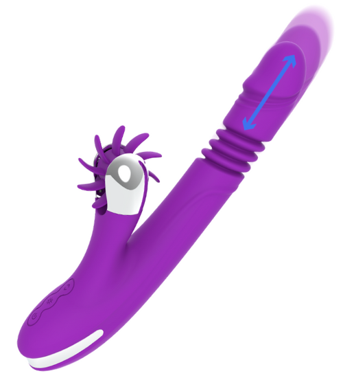 Wibrator króliczek z ruchem góra - dół