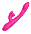 Różowy wibrator potrójnej mocy