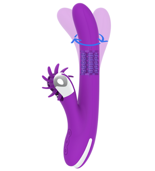 Wibrator króliczek z ruchami rotacyjnymi