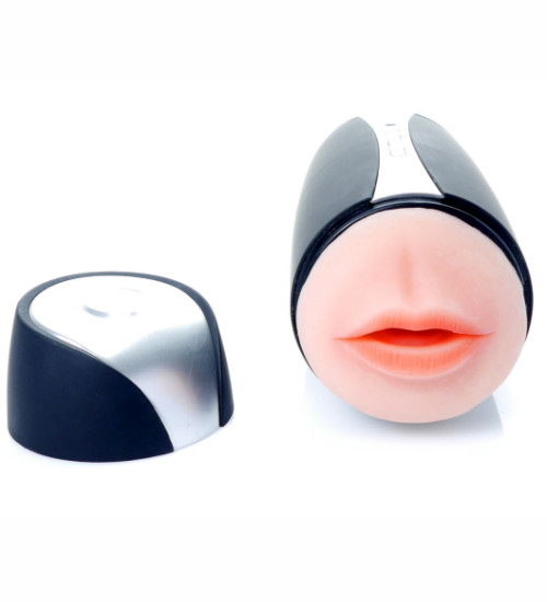 Podwójny wibrujący masturbator USB