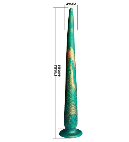 Długie smocze dildo