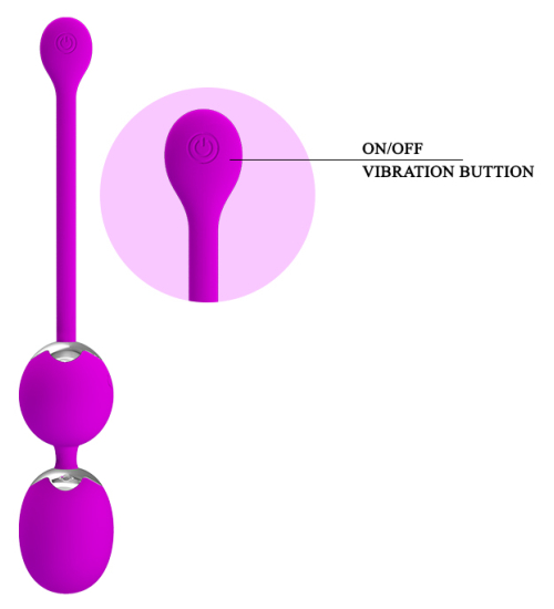 Silnie wibrujące kulki waginalne USB