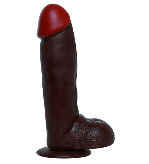 Ogromne brązowe dildo