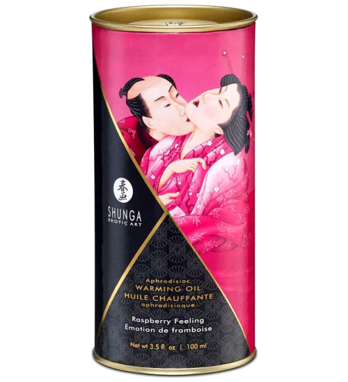 Zmysłowy olejek do masażu o zapachu malin