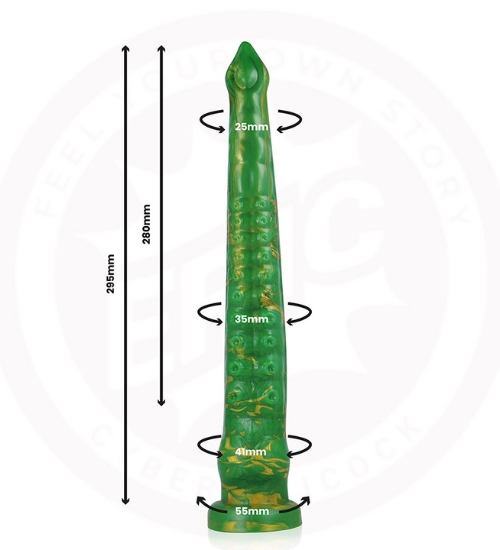 Dildo zielona macka ośmiornicy Epic