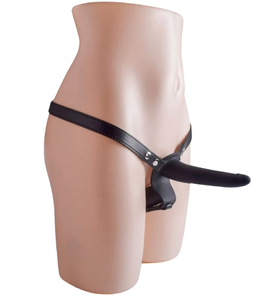 Czarny podwójny strap on