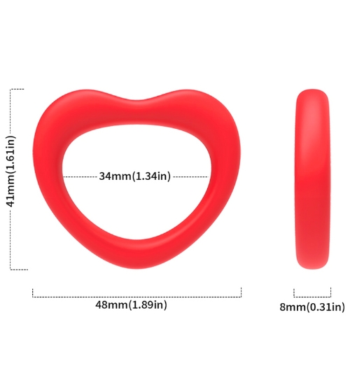 Pierścień serduszko