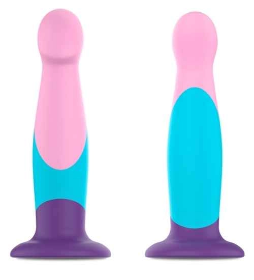 Trójkolorowe pastelowe dildo Mythology