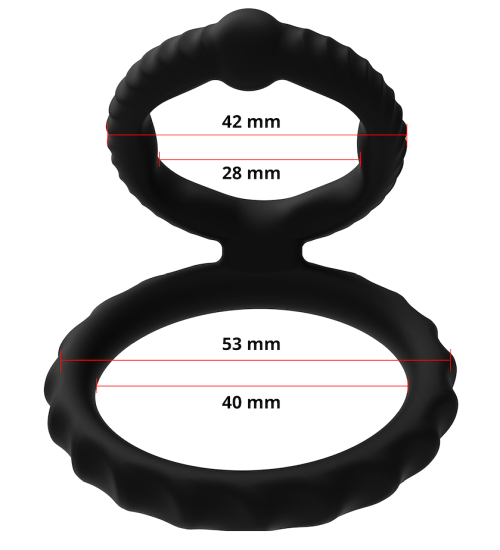 Pierścień erekcyjny na penisa i jądra