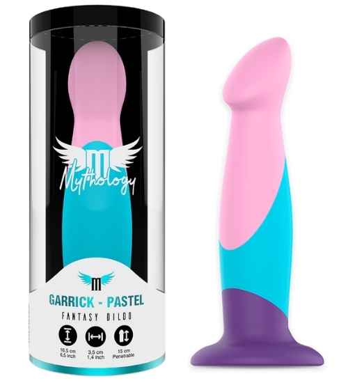 Trójkolorowe pastelowe dildo Mythology