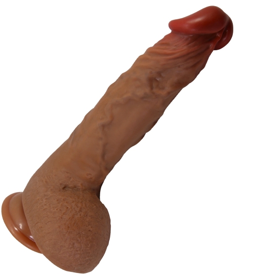 Realistyczny wibrator rotacyjny z przyssawką