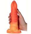 Nowoczesne dwukolorowe dildo Monster