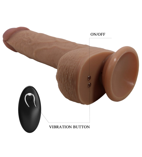 Realistyczny wibrator Tommy z bezprzewodowym pilotem