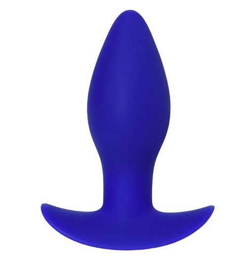 Fioletowy wibrujacy plug analny