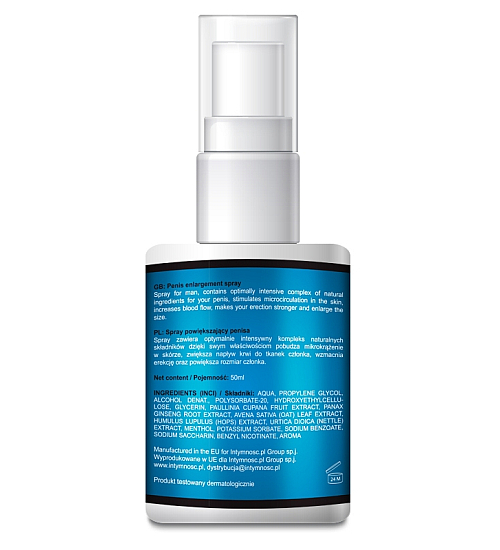 Penilarge spray - Powiększenie członka