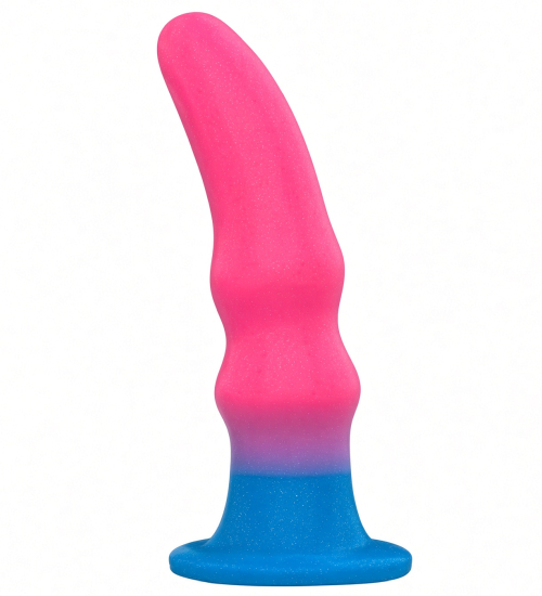 Różowo - niebieskie dildo analne