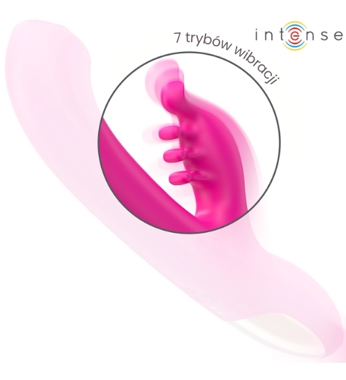 Różowy króliczek z obrotową kulką