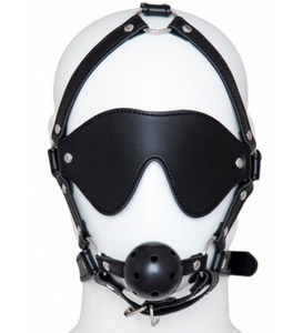 Maska z kneblem BDSM