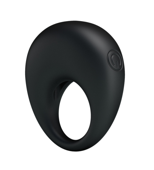 Czarny ring z wibracjami