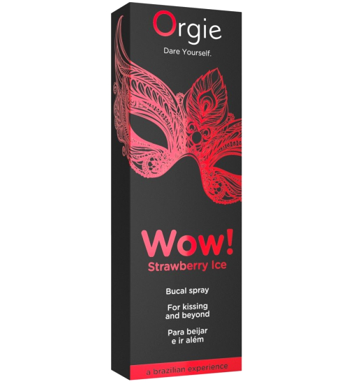 Chłodzący truskawkowy spray do ust - Orgie WOW!