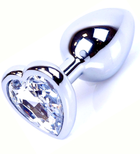 Piękny plug analny z kryształem