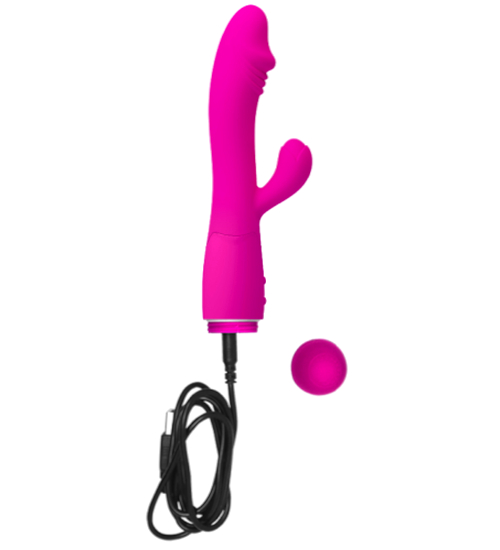 Różowy Wibrator USB